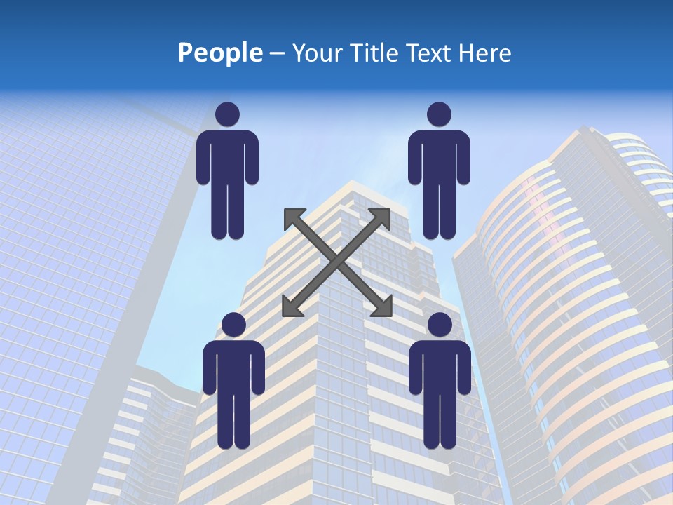 Azure Evening Built PowerPoint Template