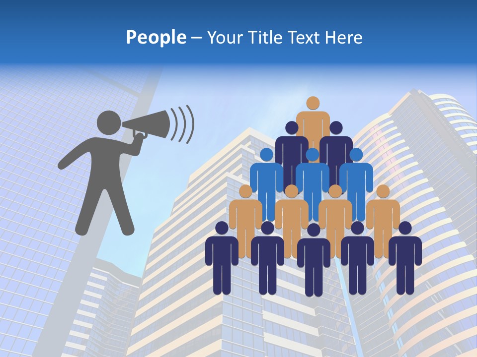 Azure Evening Built PowerPoint Template