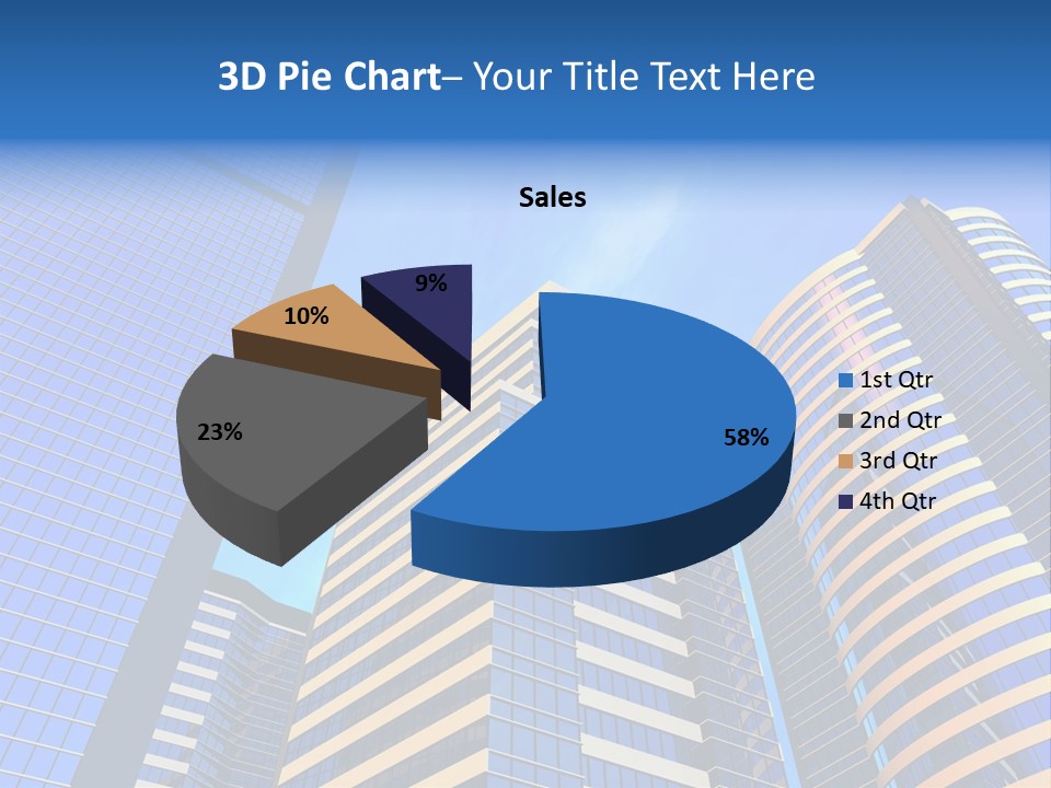 Azure Evening Built PowerPoint Template