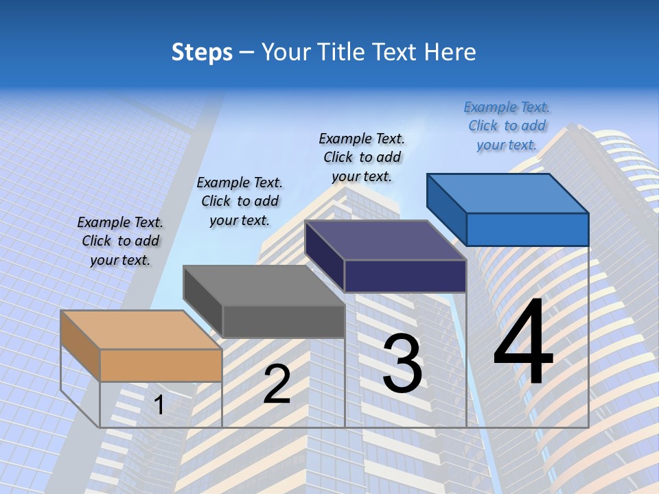 Azure Evening Built PowerPoint Template