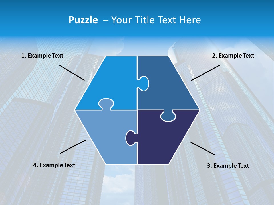 Skyscrapers Render Tall PowerPoint Template