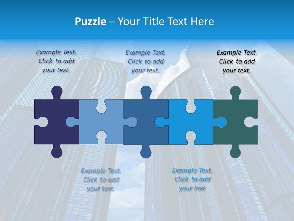 Skyscrapers Render Tall PowerPoint Template