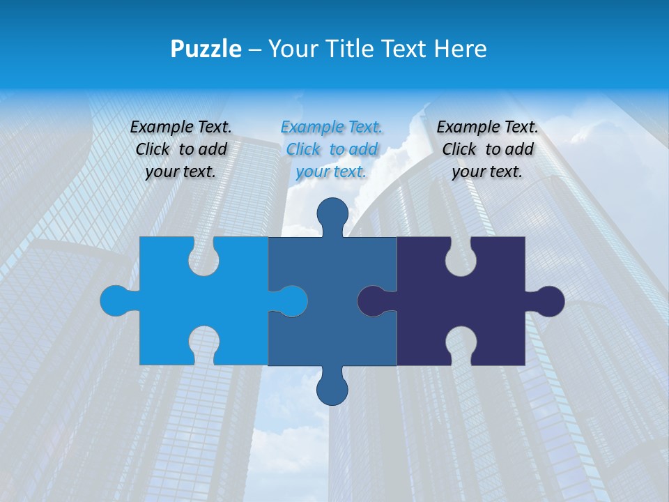 Skyscrapers Render Tall PowerPoint Template