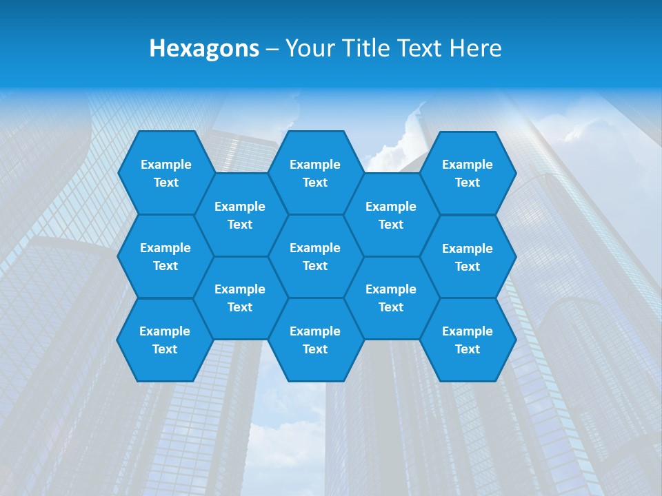 Skyscrapers Render Tall PowerPoint Template