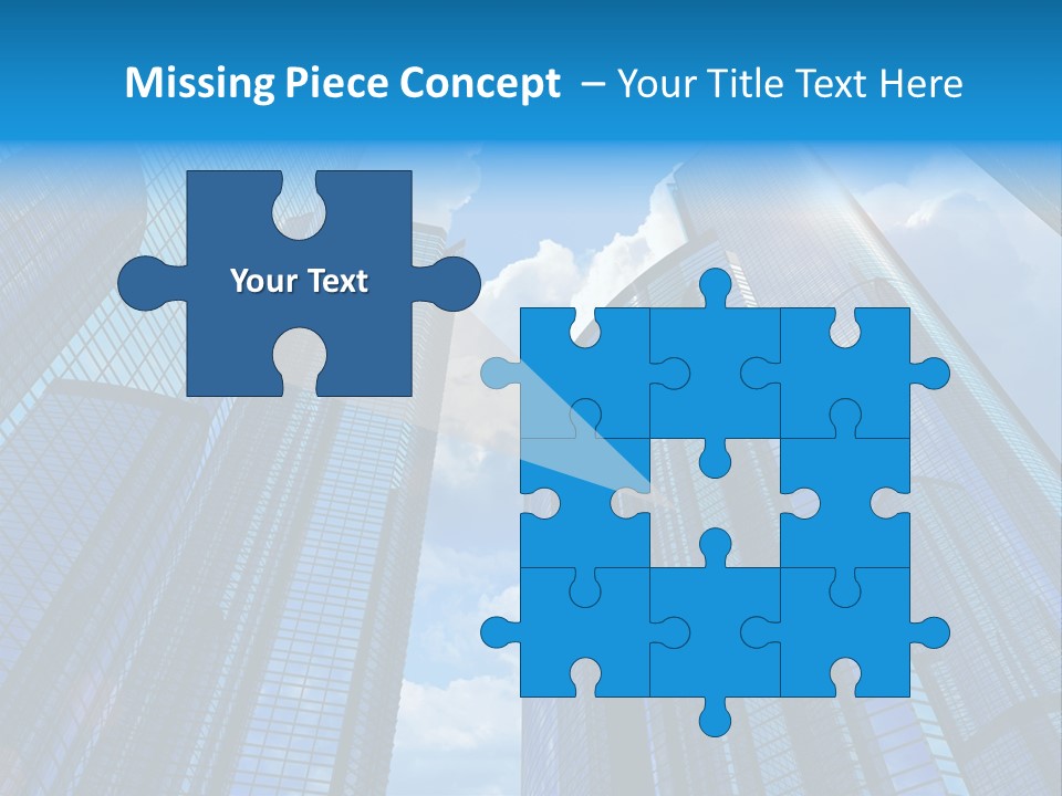 Skyscrapers Render Tall PowerPoint Template