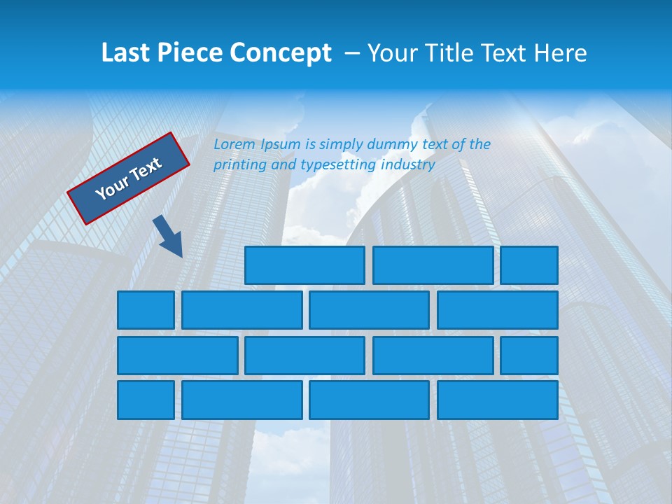 Skyscrapers Render Tall PowerPoint Template