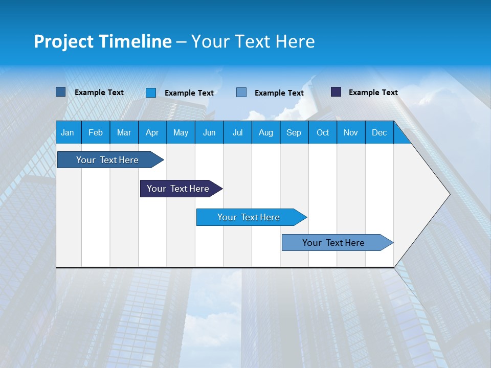 Skyscrapers Render Tall PowerPoint Template