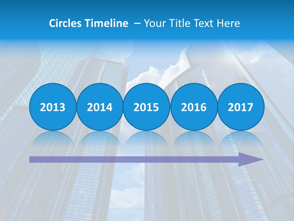 Skyscrapers Render Tall PowerPoint Template