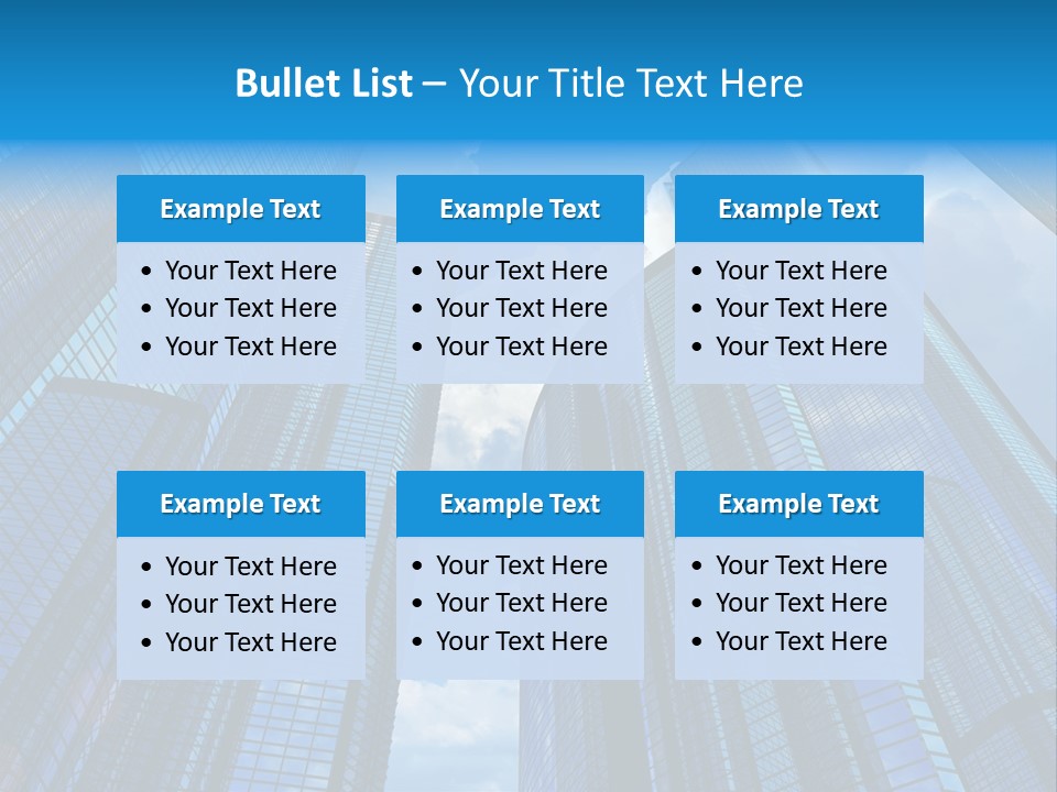 Skyscrapers Render Tall PowerPoint Template
