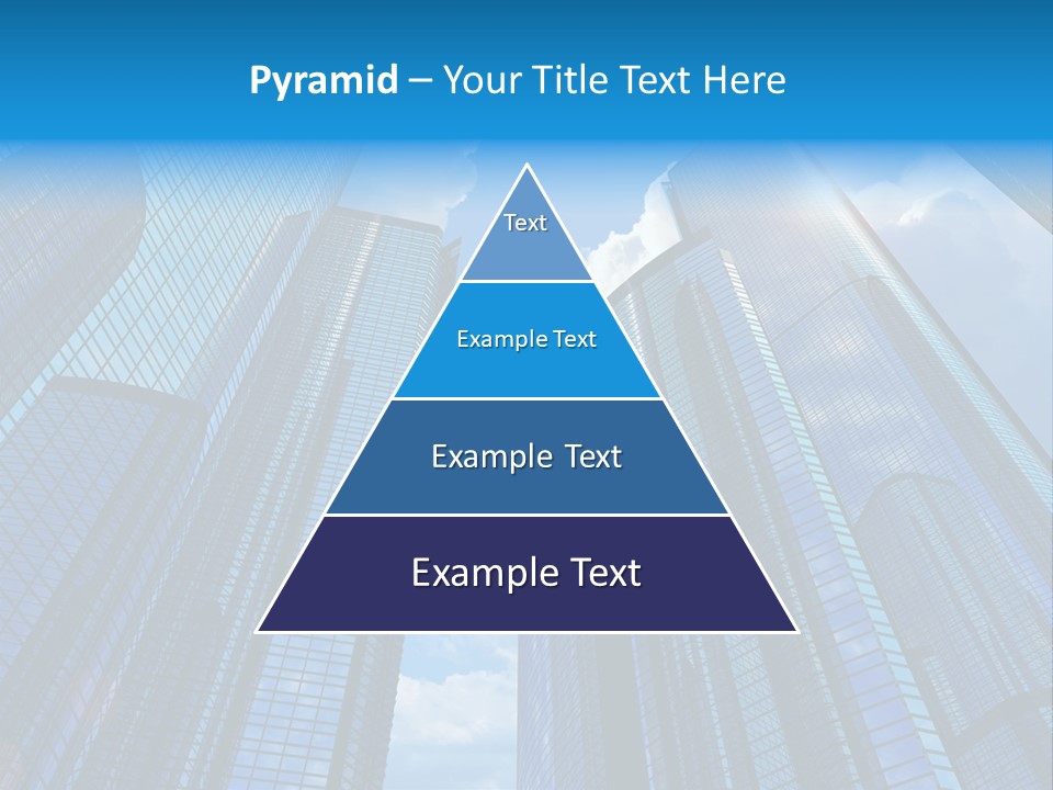 Skyscrapers Render Tall PowerPoint Template