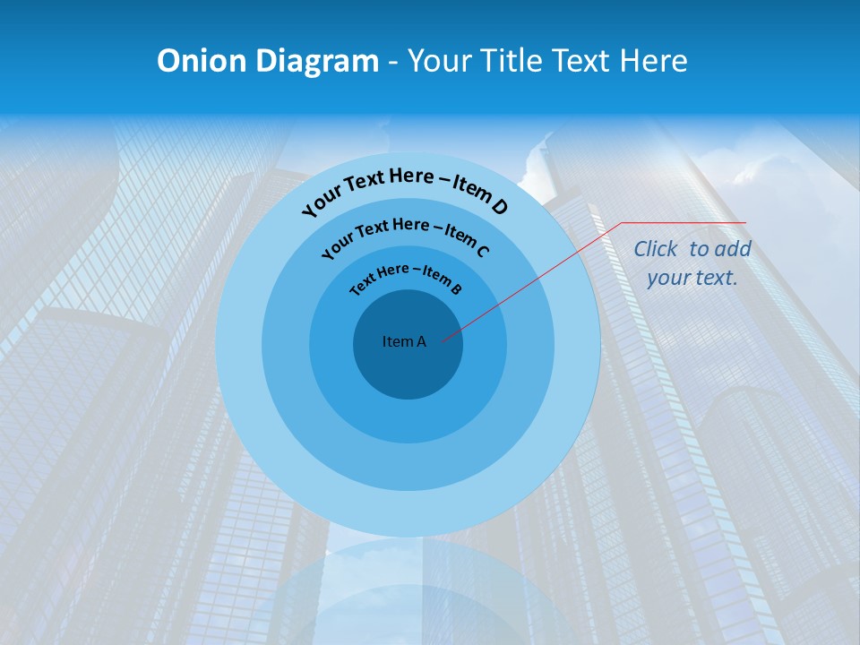 Skyscrapers Render Tall PowerPoint Template