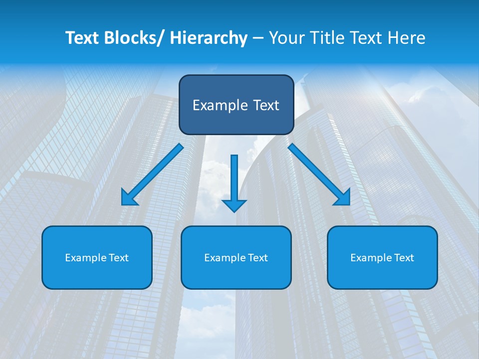 Skyscrapers Render Tall PowerPoint Template