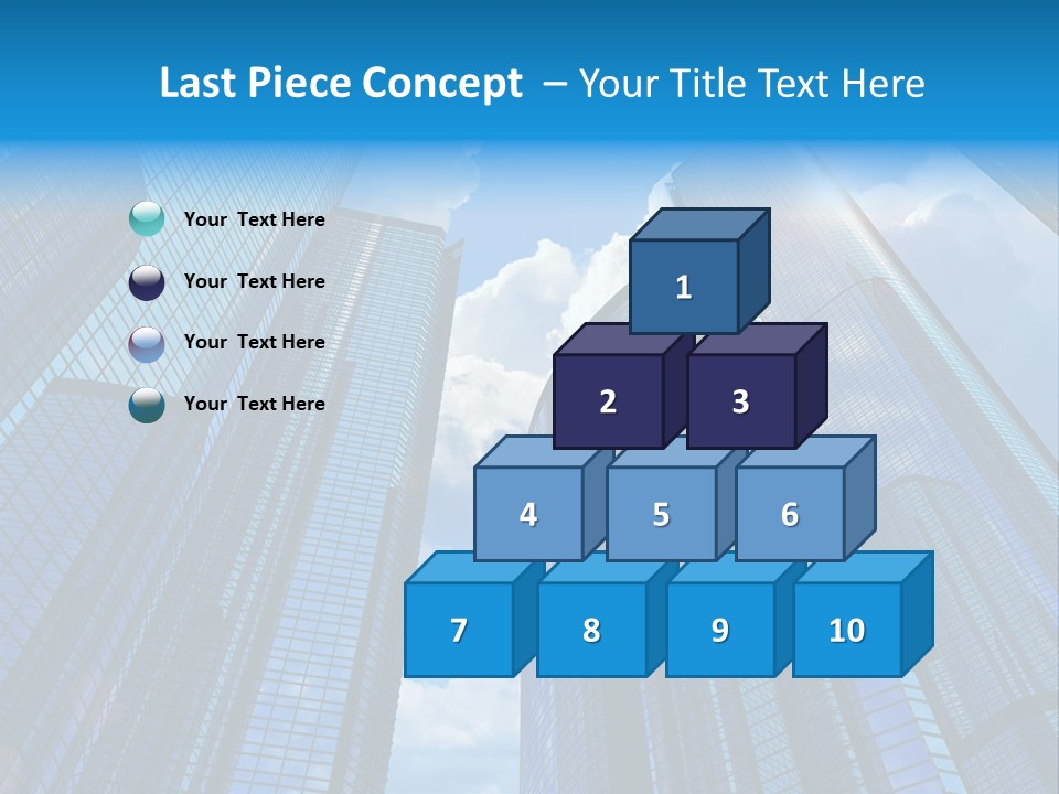 Skyscrapers Render Tall PowerPoint Template