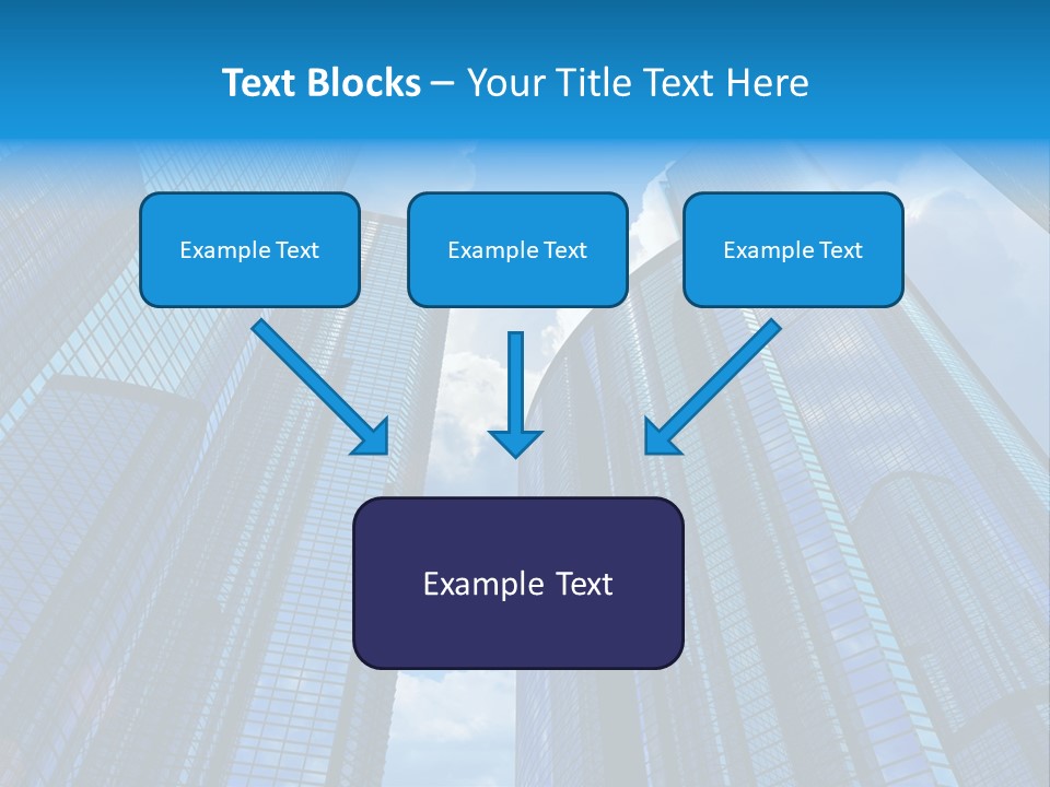 Skyscrapers Render Tall PowerPoint Template