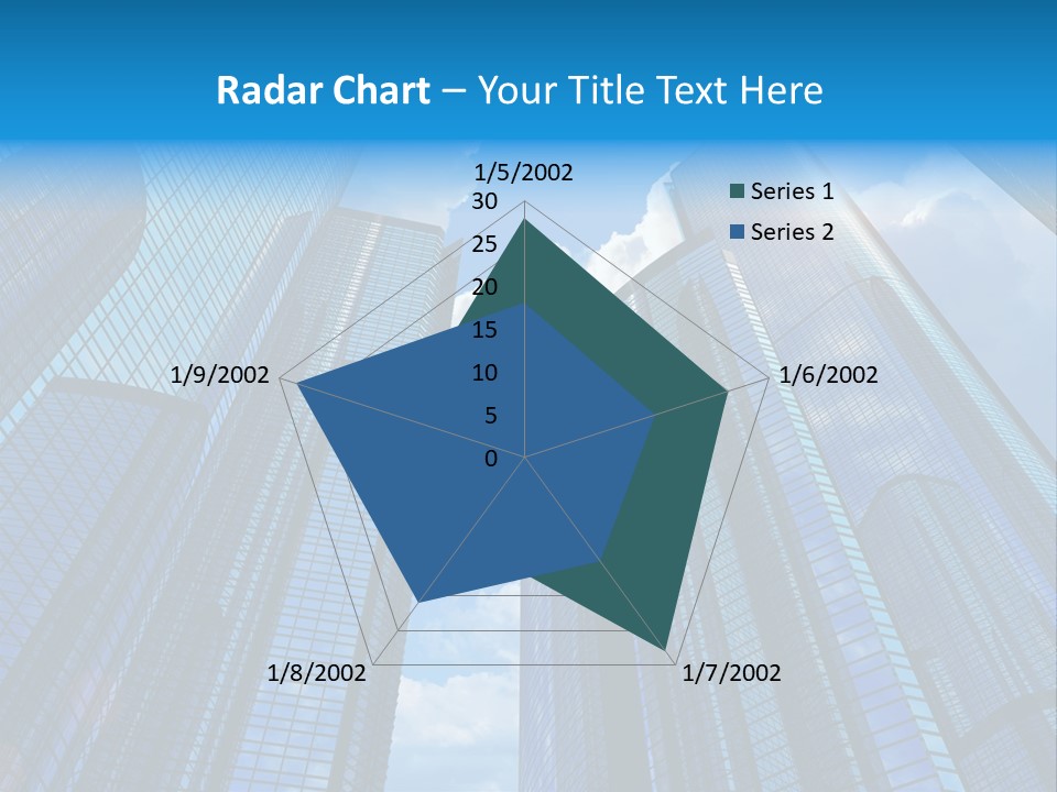 Skyscrapers Render Tall PowerPoint Template