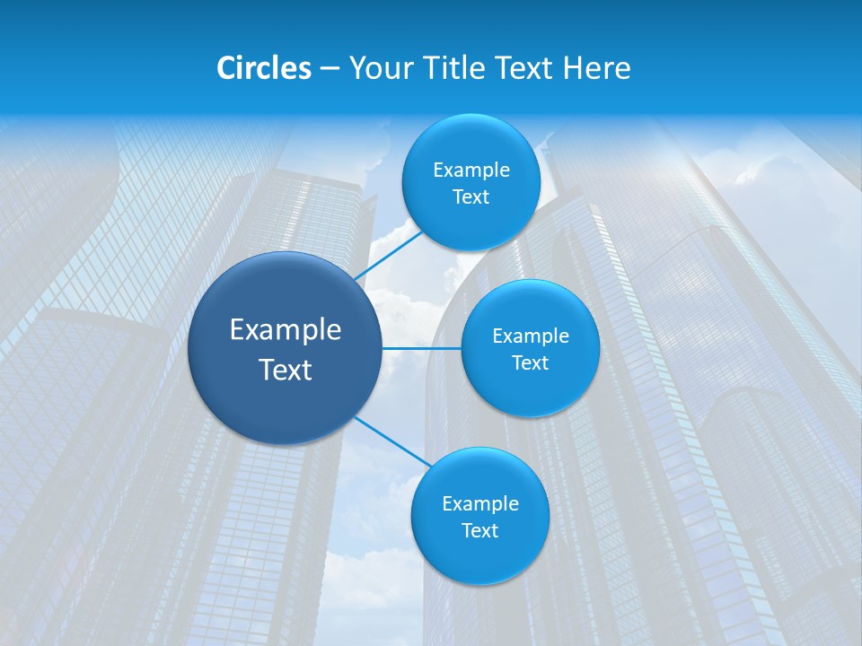 Skyscrapers Render Tall PowerPoint Template