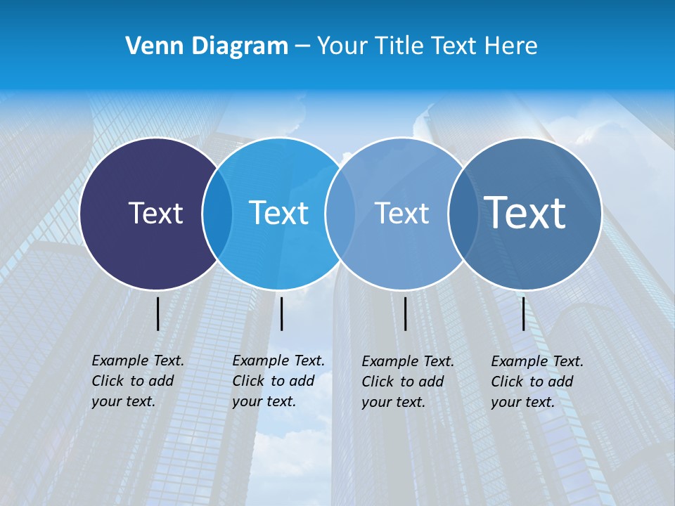 Skyscrapers Render Tall PowerPoint Template