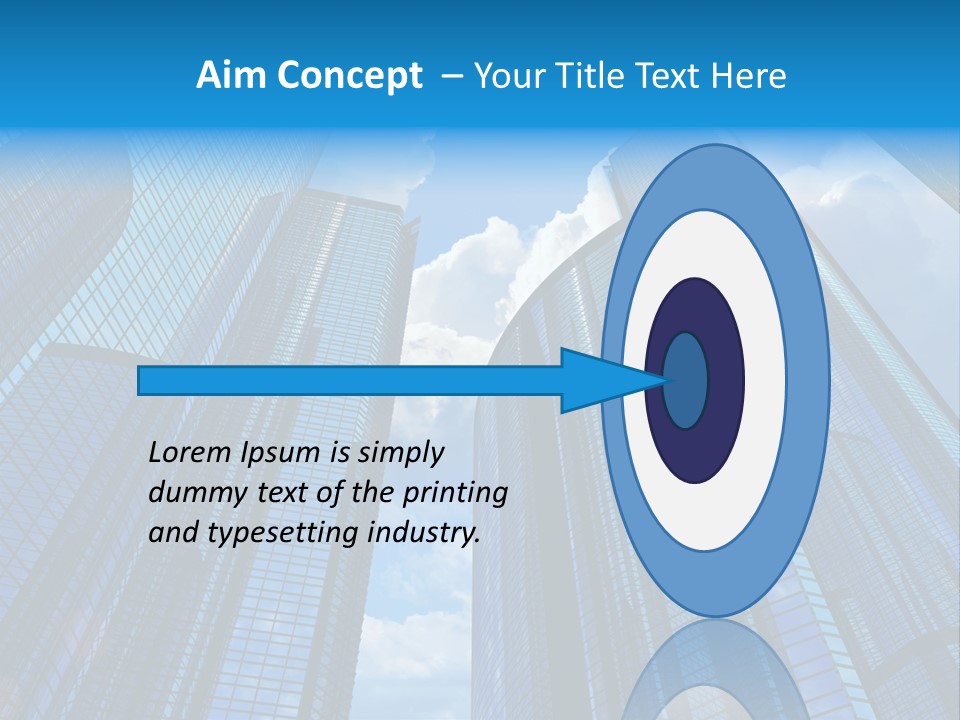 Skyscrapers Render Tall PowerPoint Template