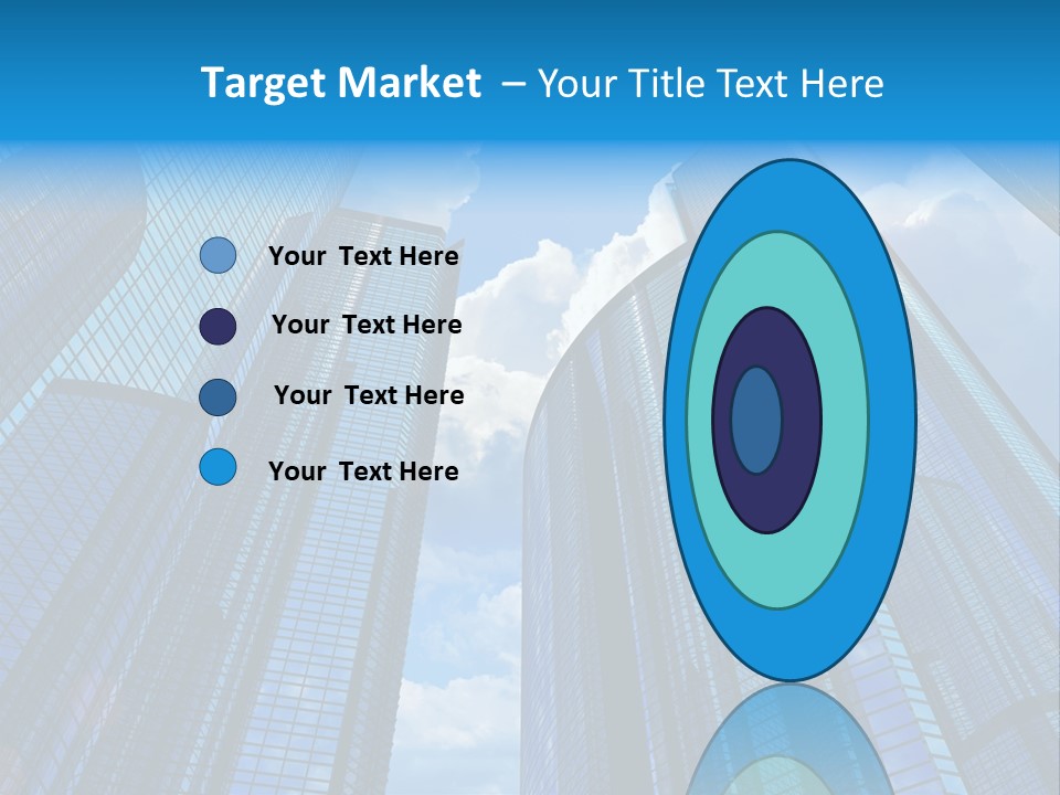 Skyscrapers Render Tall PowerPoint Template