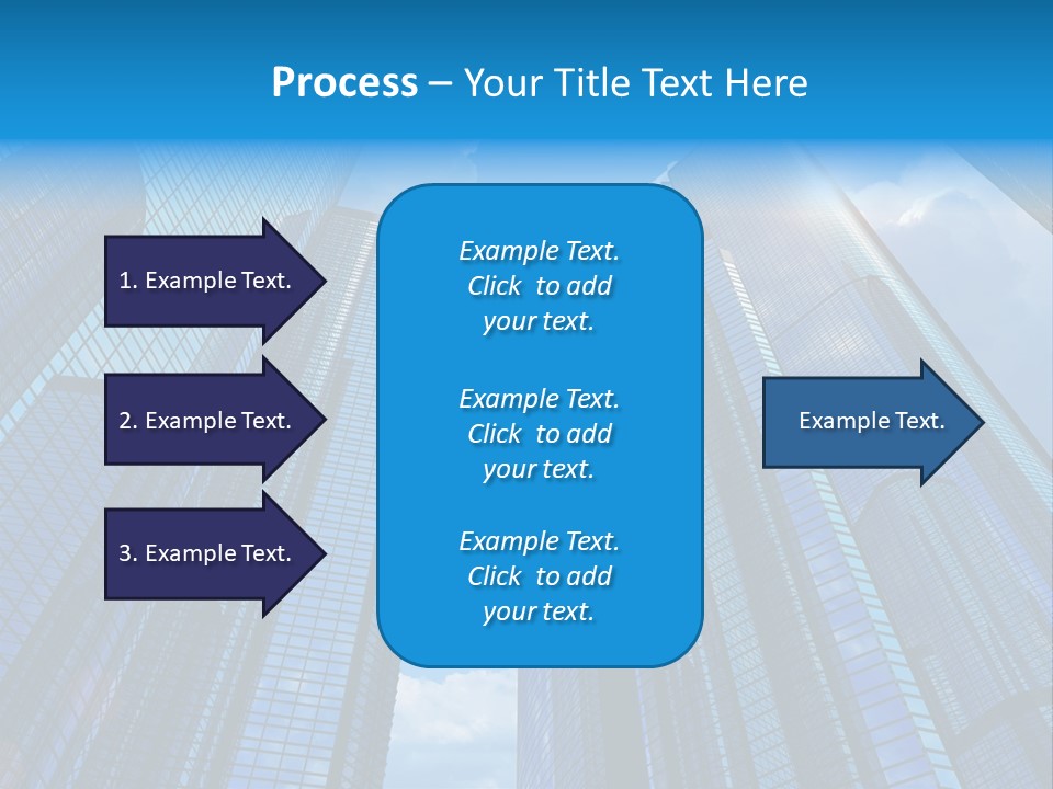 Skyscrapers Render Tall PowerPoint Template