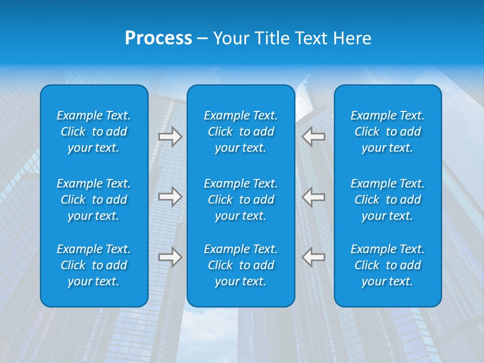 Skyscrapers Render Tall PowerPoint Template
