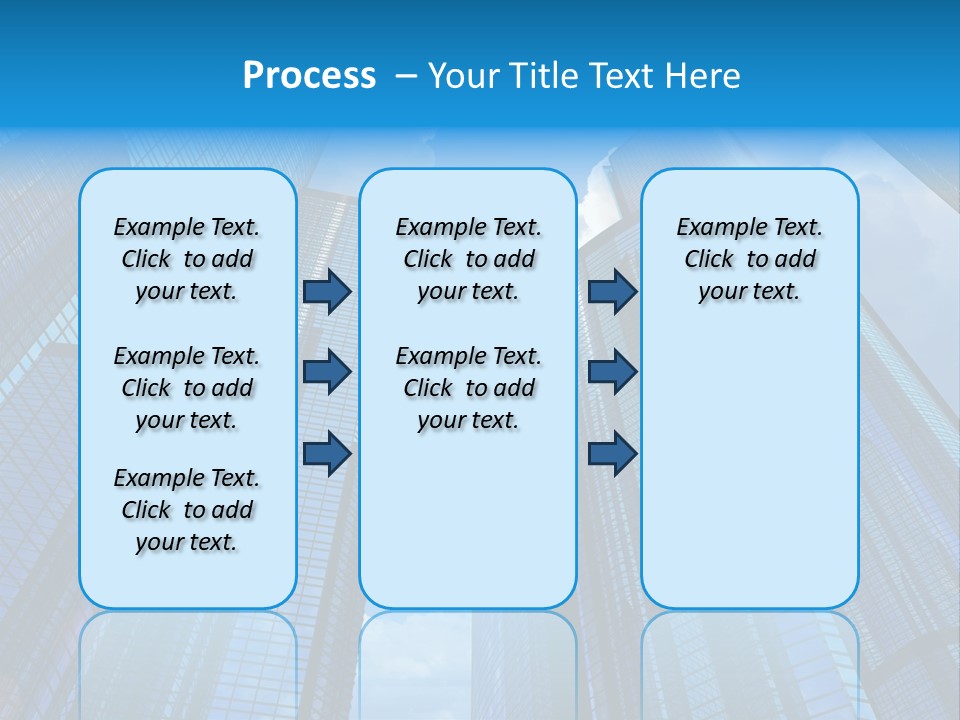 Skyscrapers Render Tall PowerPoint Template