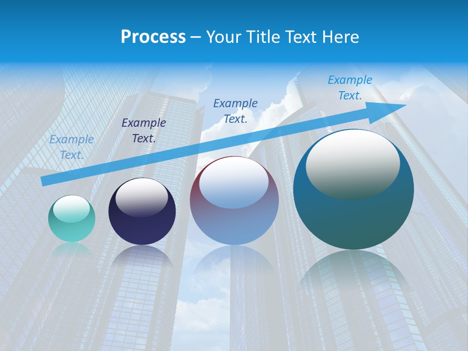 Skyscrapers Render Tall PowerPoint Template