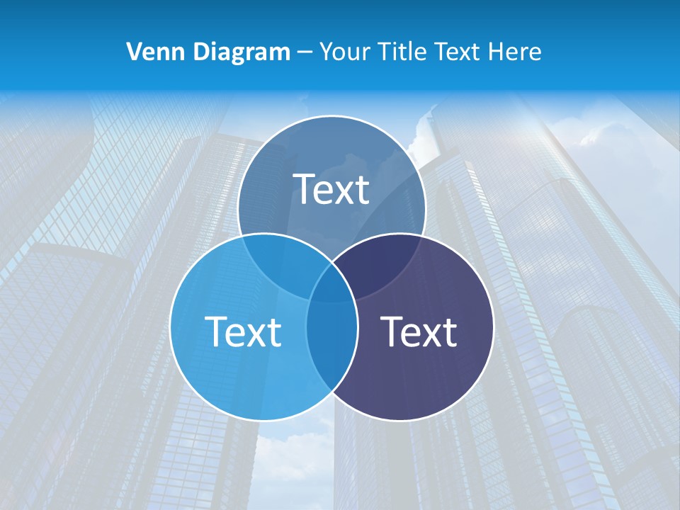 Skyscrapers Render Tall PowerPoint Template