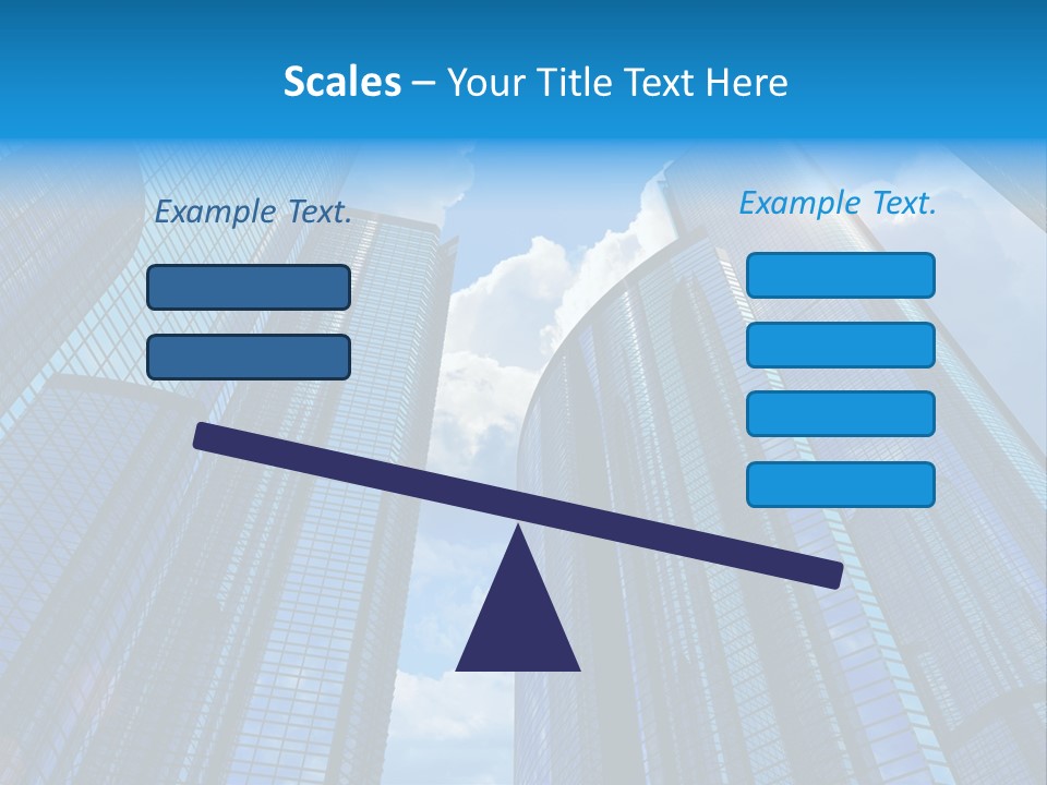 Skyscrapers Render Tall PowerPoint Template