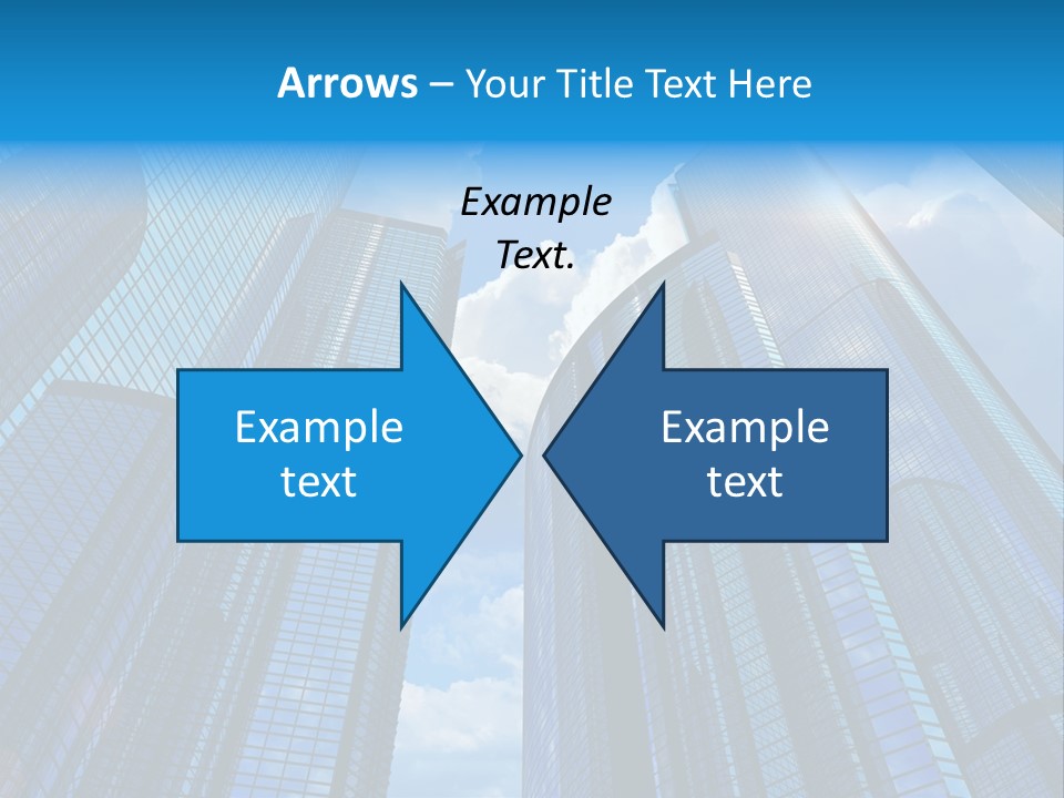 Skyscrapers Render Tall PowerPoint Template