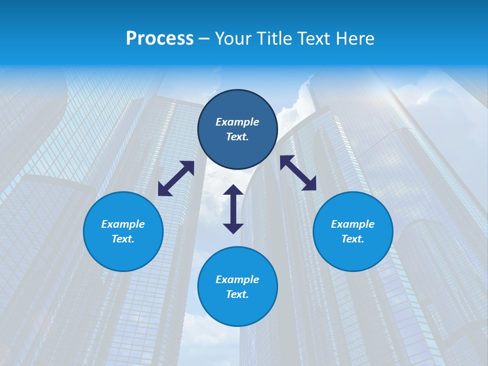 Skyscrapers Render Tall PowerPoint Template