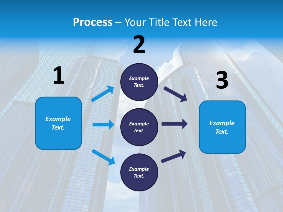 Skyscrapers Render Tall PowerPoint Template