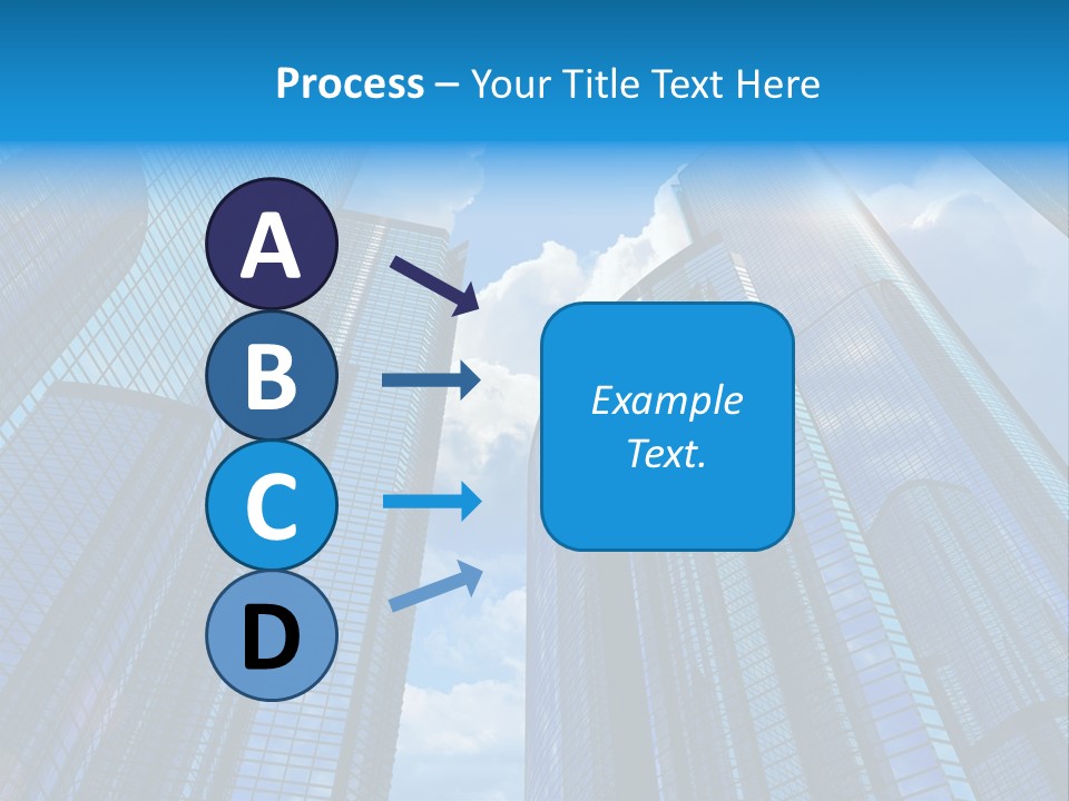 Skyscrapers Render Tall PowerPoint Template