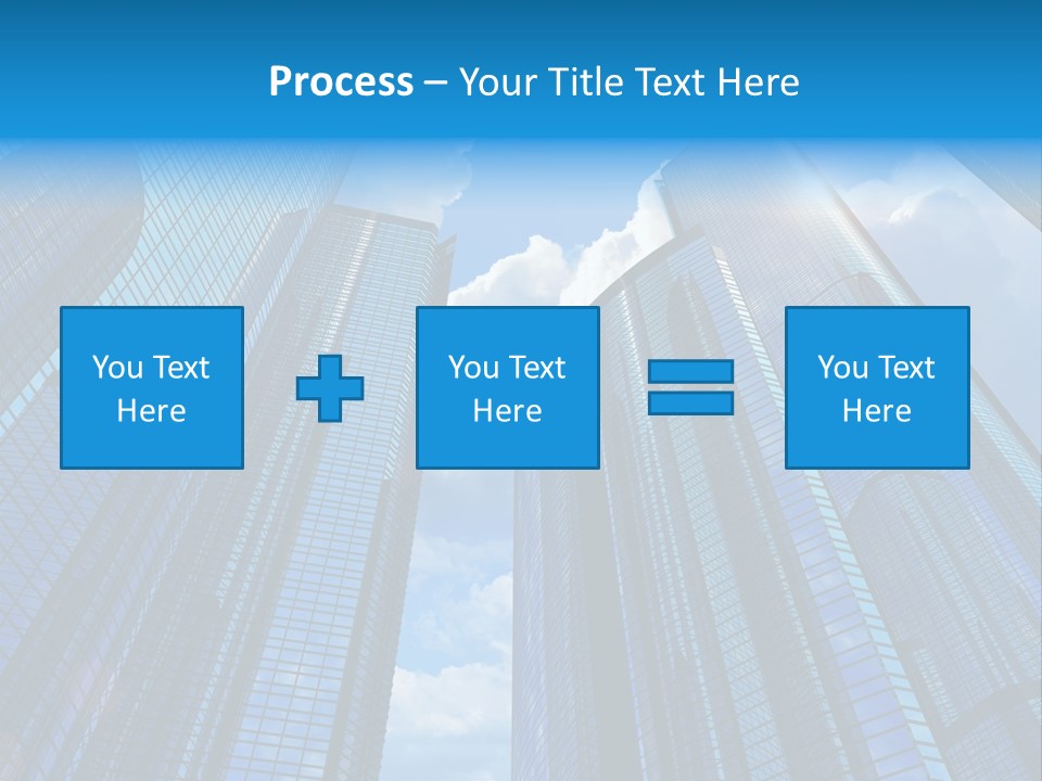 Skyscrapers Render Tall PowerPoint Template