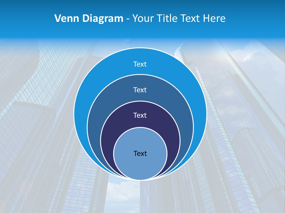 Skyscrapers Render Tall PowerPoint Template
