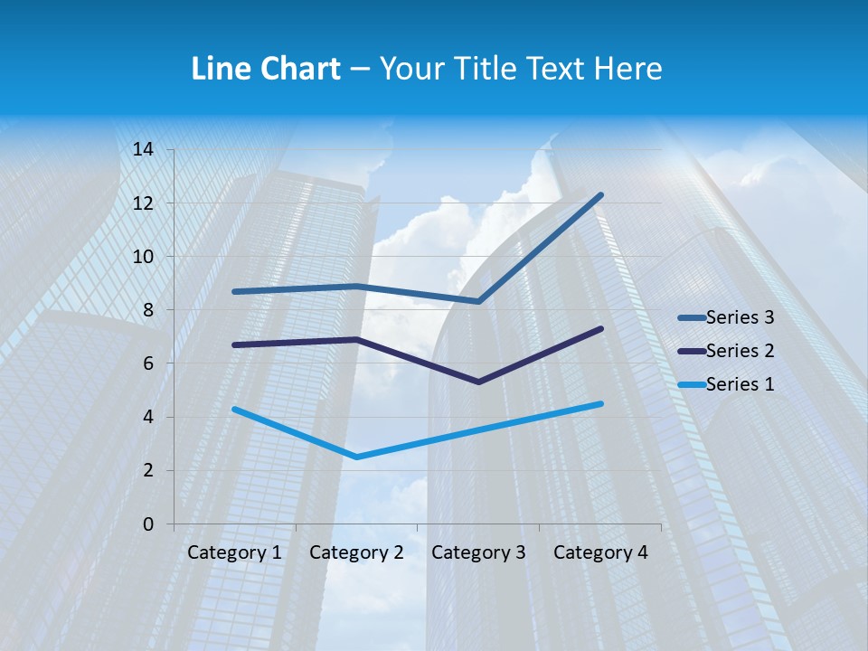 Skyscrapers Render Tall PowerPoint Template