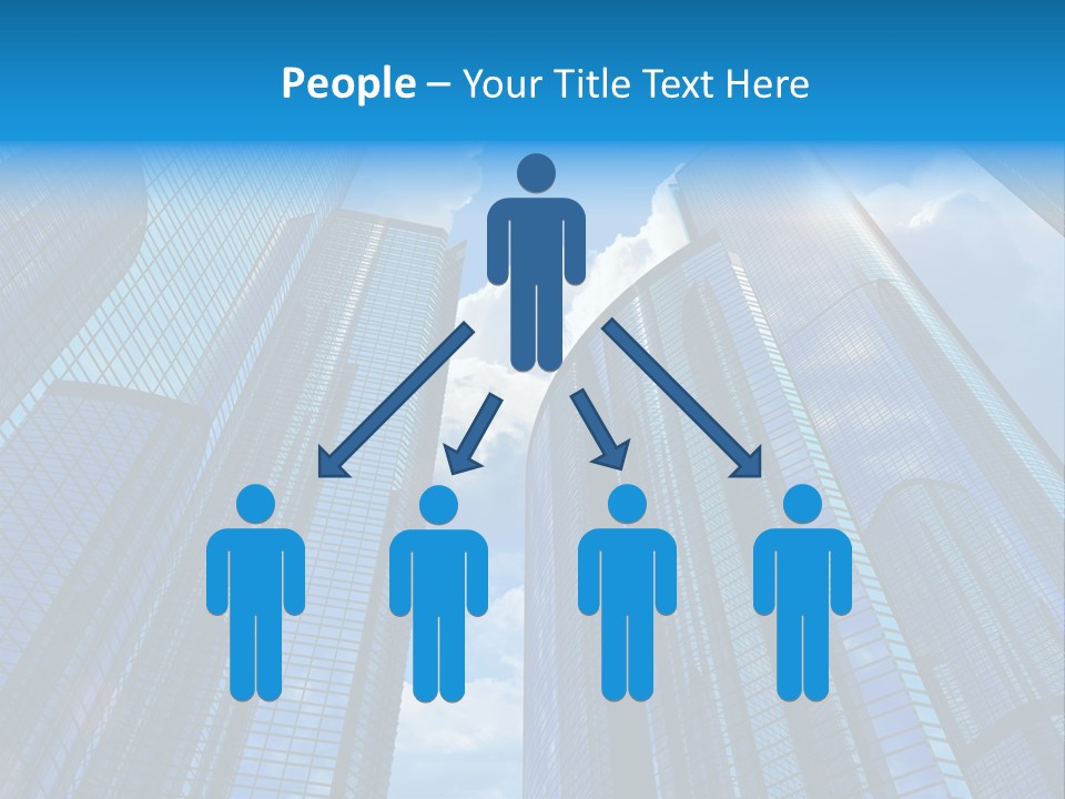 Skyscrapers Render Tall PowerPoint Template