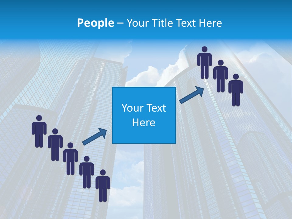 Skyscrapers Render Tall PowerPoint Template