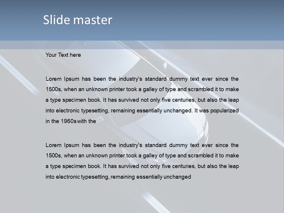 Punkte Landstra Stra PowerPoint Template