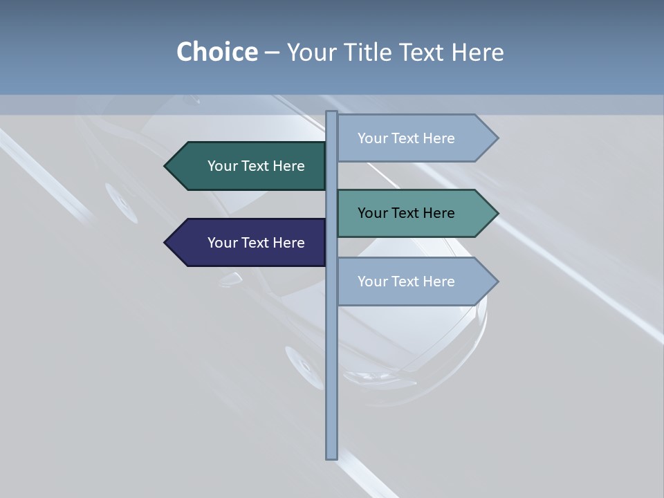 Punkte Landstra Stra PowerPoint Template