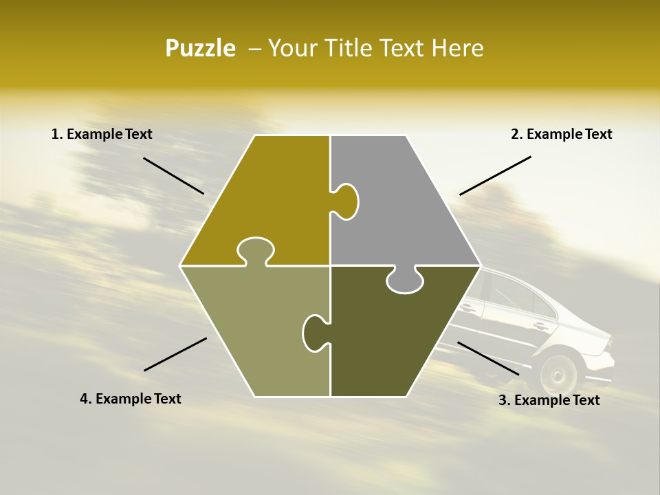 Bremsen Familie Gas Geben PowerPoint Template