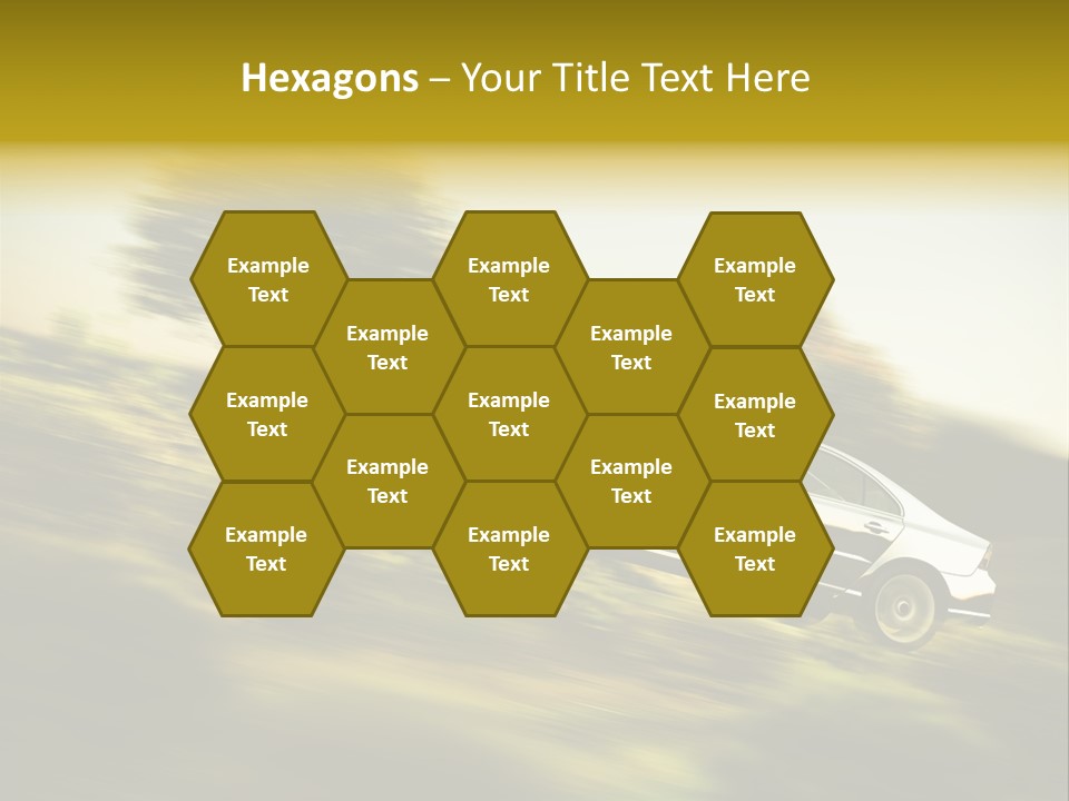 Bremsen Familie Gas Geben PowerPoint Template