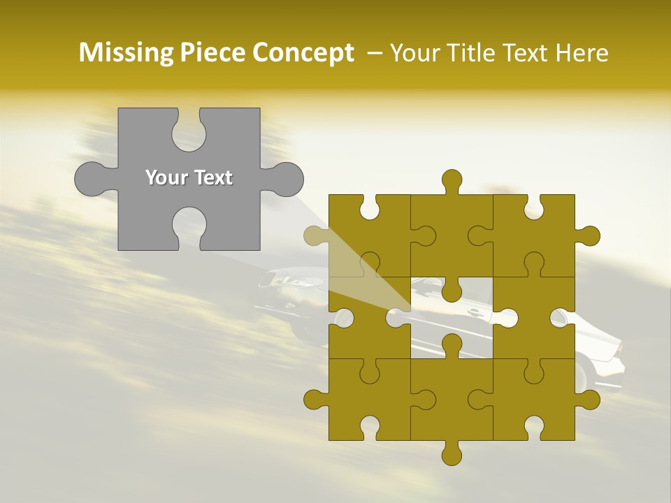 Bremsen Familie Gas Geben PowerPoint Template