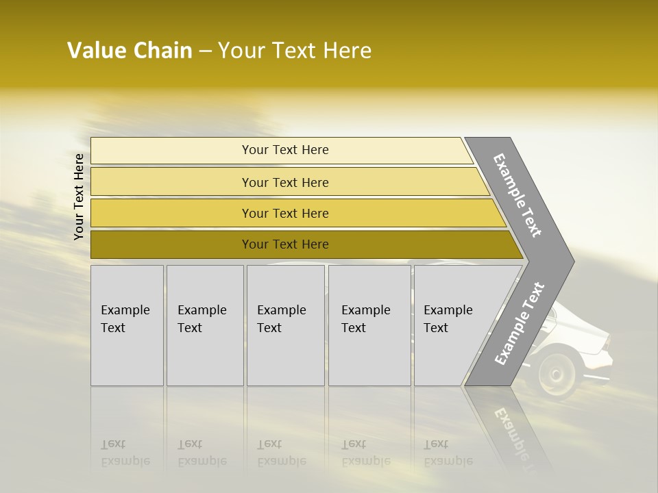 Bremsen Familie Gas Geben PowerPoint Template
