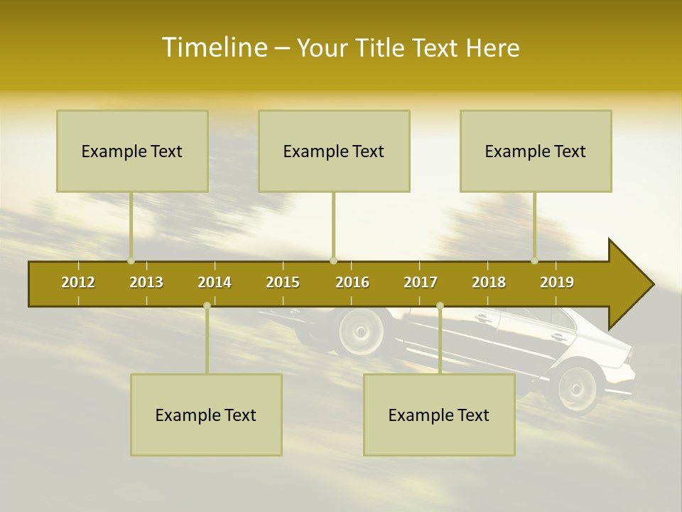 Bremsen Familie Gas Geben PowerPoint Template