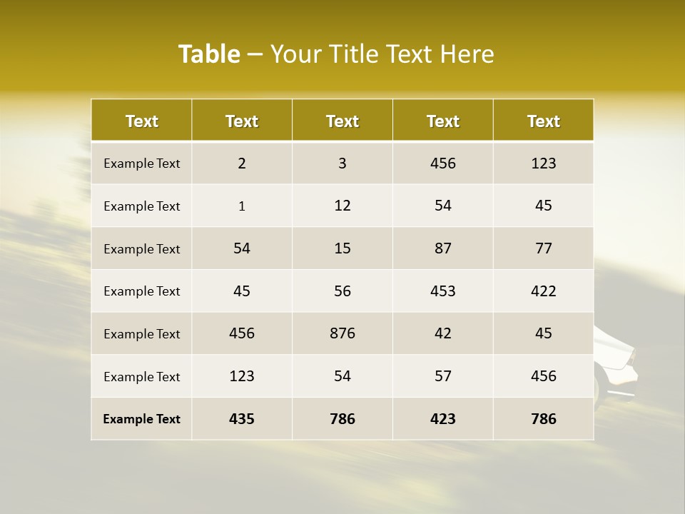 Bremsen Familie Gas Geben PowerPoint Template
