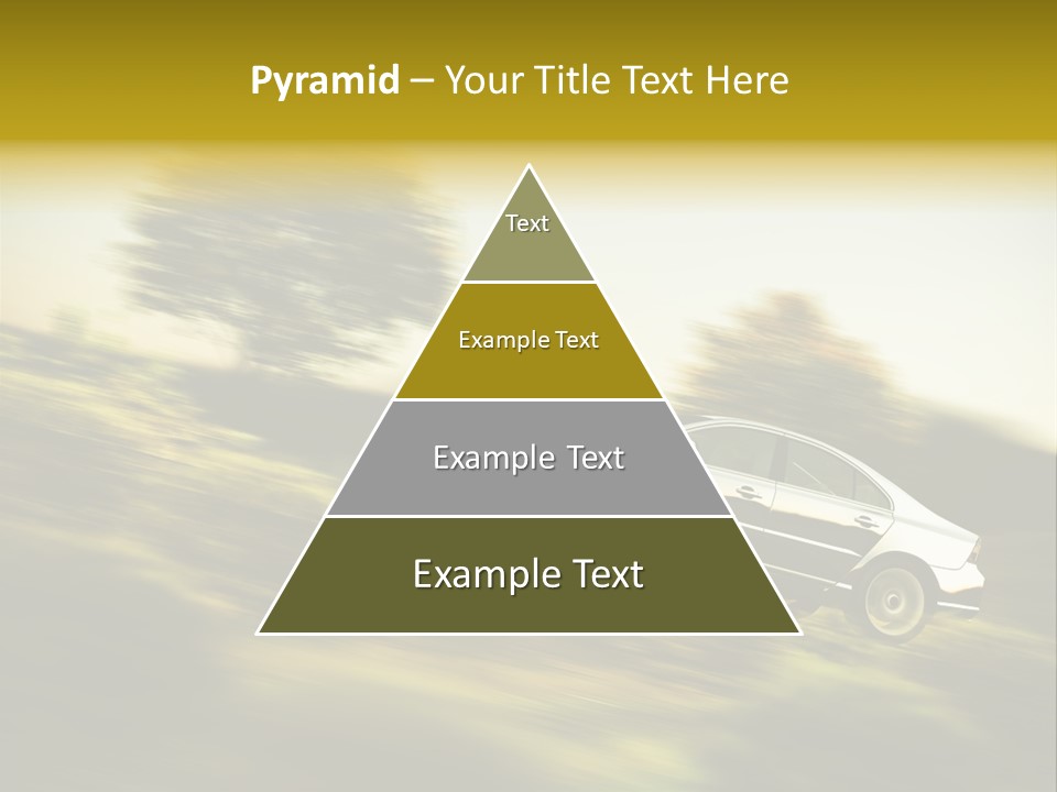 Bremsen Familie Gas Geben PowerPoint Template