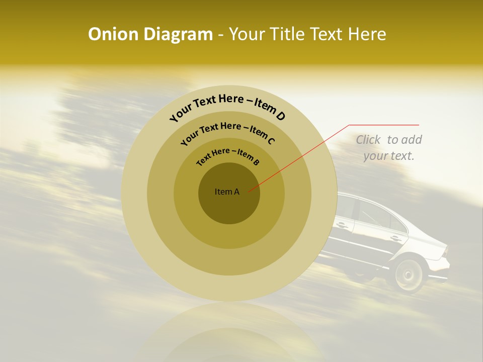 Bremsen Familie Gas Geben PowerPoint Template