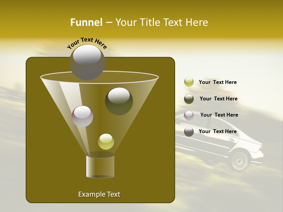 Bremsen Familie Gas Geben PowerPoint Template