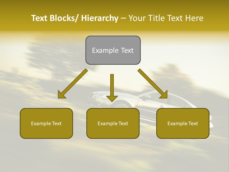 Bremsen Familie Gas Geben PowerPoint Template